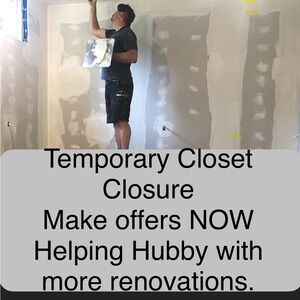 Temporary Closet Closure Notice